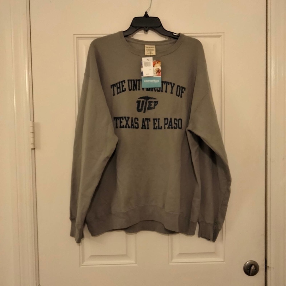 Comfort Wash University of Texas Sweat shirt L